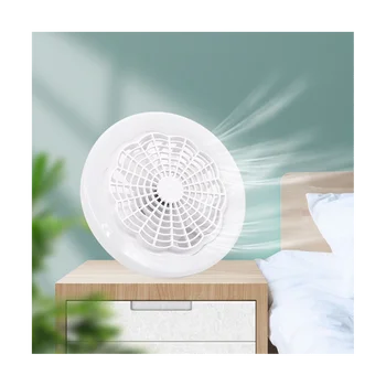 Светодиодный Умный Вентилятор Потолочный Вентилятор Мощностью 30 Вт с Дистанционным Управлением, Внутренний Светодиодный Светильник, Бесшумные Вентиляторы для Декора Кухни в Спальне-Зеленый