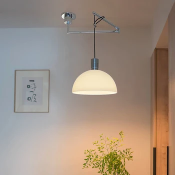 Скандинавский подвесной светильник, минималистичный дизайн подвесной лампы, итальянская лампа для декора спальни, домашняя столовая, подвесная лампа