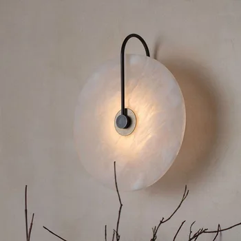 Современный мраморный светодиодный настенный светильник для домашнего декора, настенный декоративный абажур, светодиодный светильник для спальни, ламп для гостиной