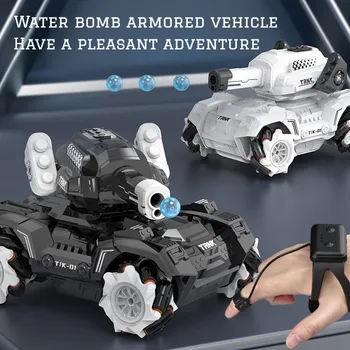 Танки с дистанционным управлением Rc World of Tanks Мужская Детская игрушка Водяная бомба Игрушки для мальчиков Танковый автомобиль Ca Военная Управляемая Война