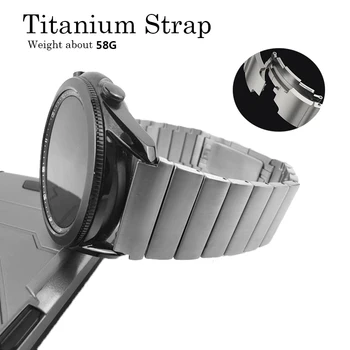 Титановый серый ремешок для часов 22 мм для Huawei Watch 3/GT 2 Pro/GT 2 46 мм/GT Ремешок для часов из нержавеющей Стали, Браслет