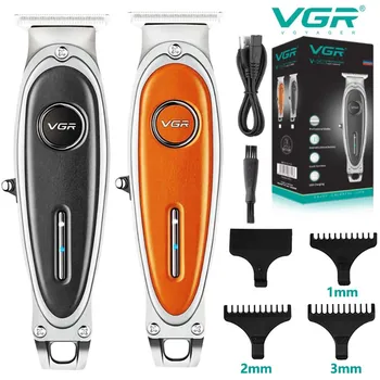 Триммер для волос VGR, профессиональная машинка для стрижки волос, Аккумуляторная Машинка для стрижки волос, Беспроводной Парикмахерский бытовой Триммер для мужчин V-262