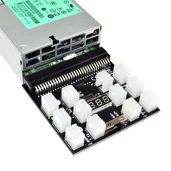 Удобный 17-портовый 6-контактный блок питания, распределительная плата Mini 1200w для серверных адаптеров HP 1200w, портативная бытовая электроника