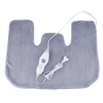 Электрическая грелка, плечевой терапевтический обогреватель, 3-скоростной режим, зимнее тепловое одеяло
