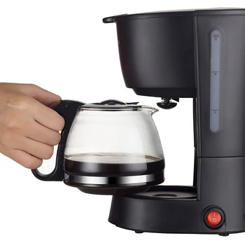 Электрическая кофеварка Высококачественная американская бытовая кофемашина Автоматическая Капельная Для Небольшого Офиса Автоматический Чайник Для приготовления чая и Кофе